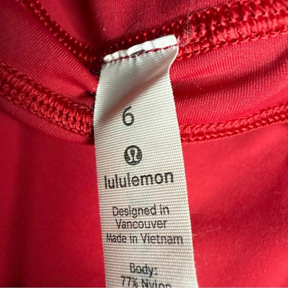 Women's Red Athletic Shorts - Picture 10 of 10